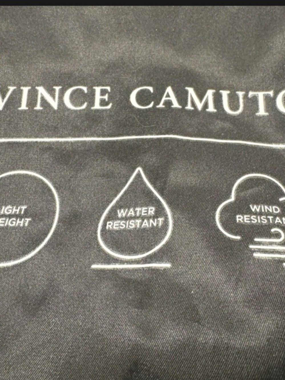 Vince Camuto Women Black Hooded Anorak Lightweight Zipper Jacket, Size M - Picture 9 of 9